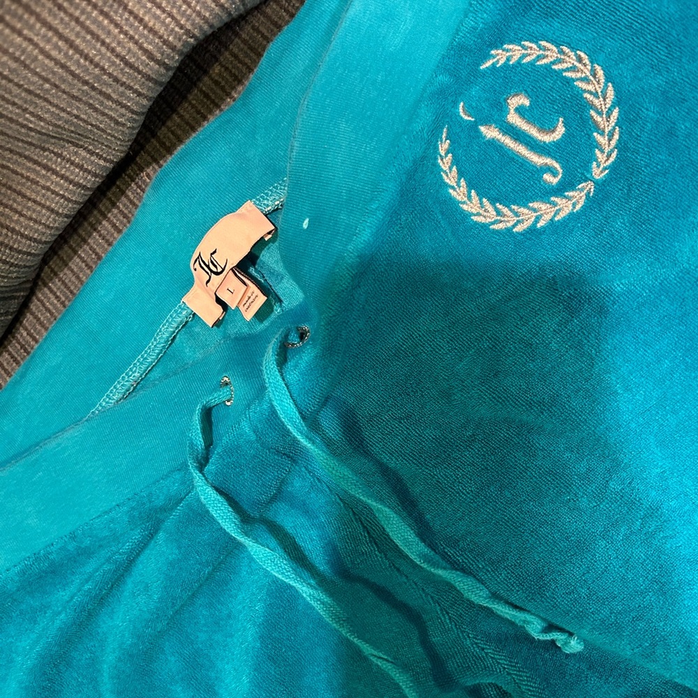 Teal terry juicy couture set - Picture 2 of 3
